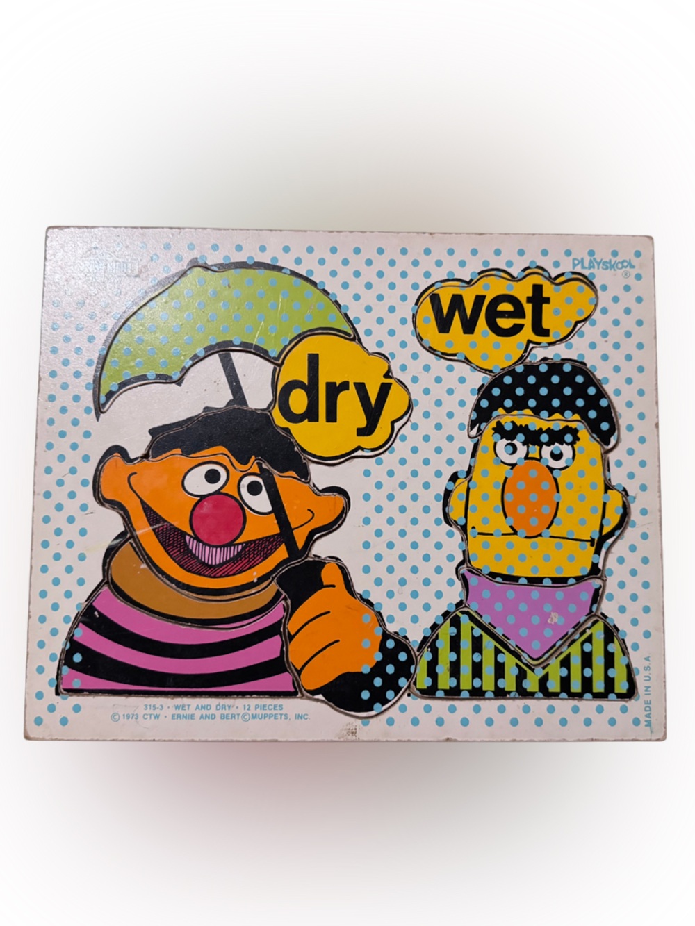 Vintage Sesame Street PlaySkool Puzzle